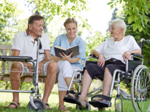 Glückliche Menschen, auch mit Handicap