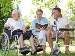 Glückliche Menschen, auch mit Handicap